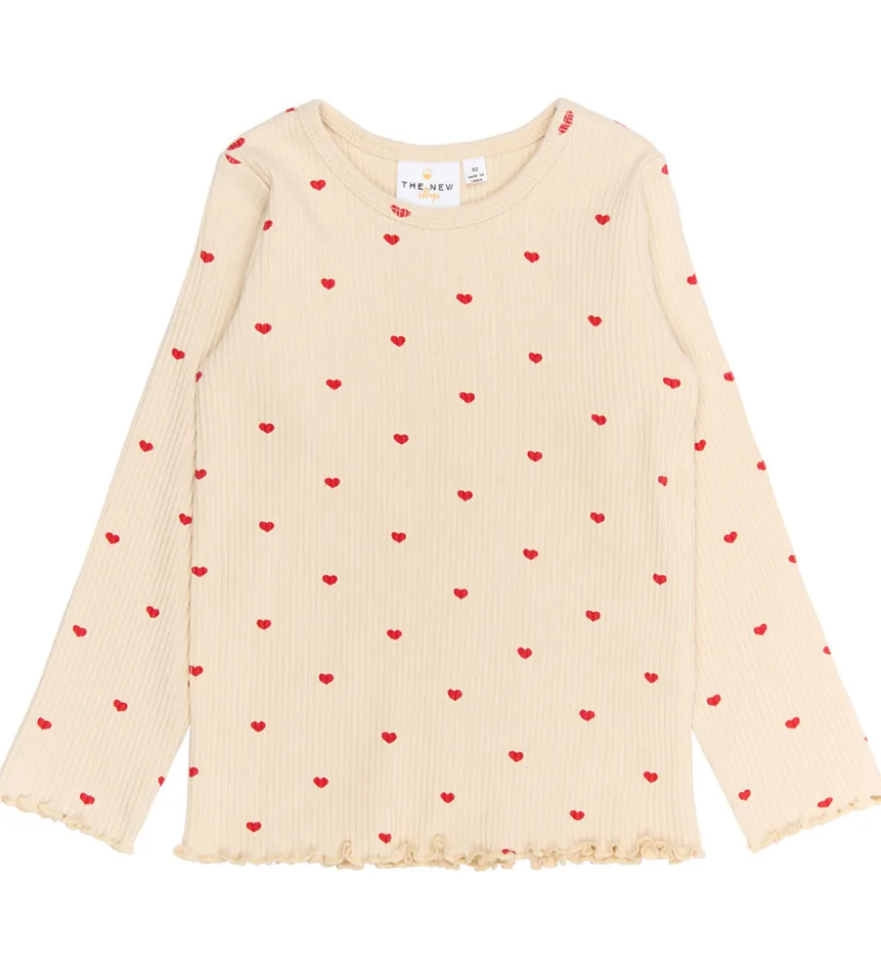 The New Siblings Bluse - Rib - TnstRhea - Gardenia