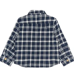 The New Siblings Skjorte - TnstRiggs - Flannel - Navy Blazer Che