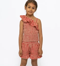 The New Top - TnNally - Poppy Red Check