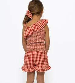 The New Top - TnNally - Poppy Red Check