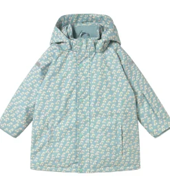 Tiny Cottons Vinterjakke - Cherries - Warm Grey