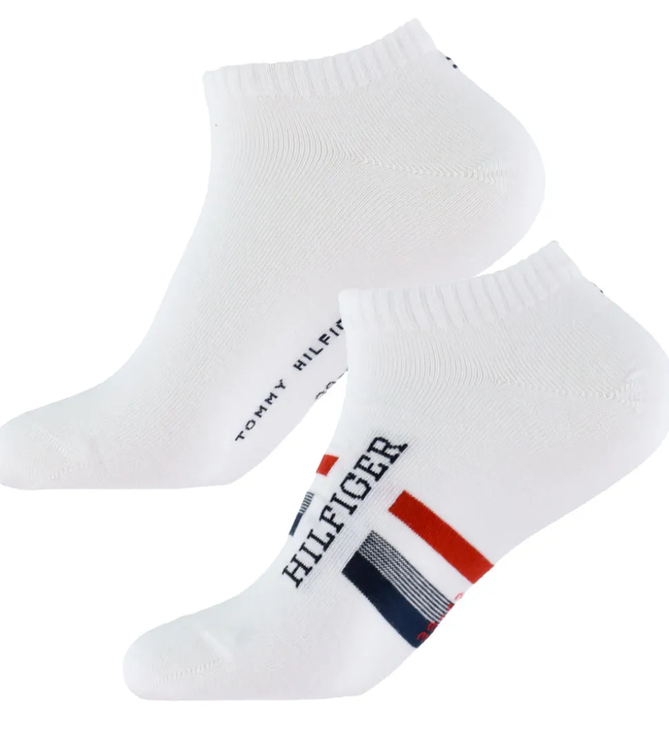 Tommy Hilfiger Ankelstrømper - 2-pak - Hvid