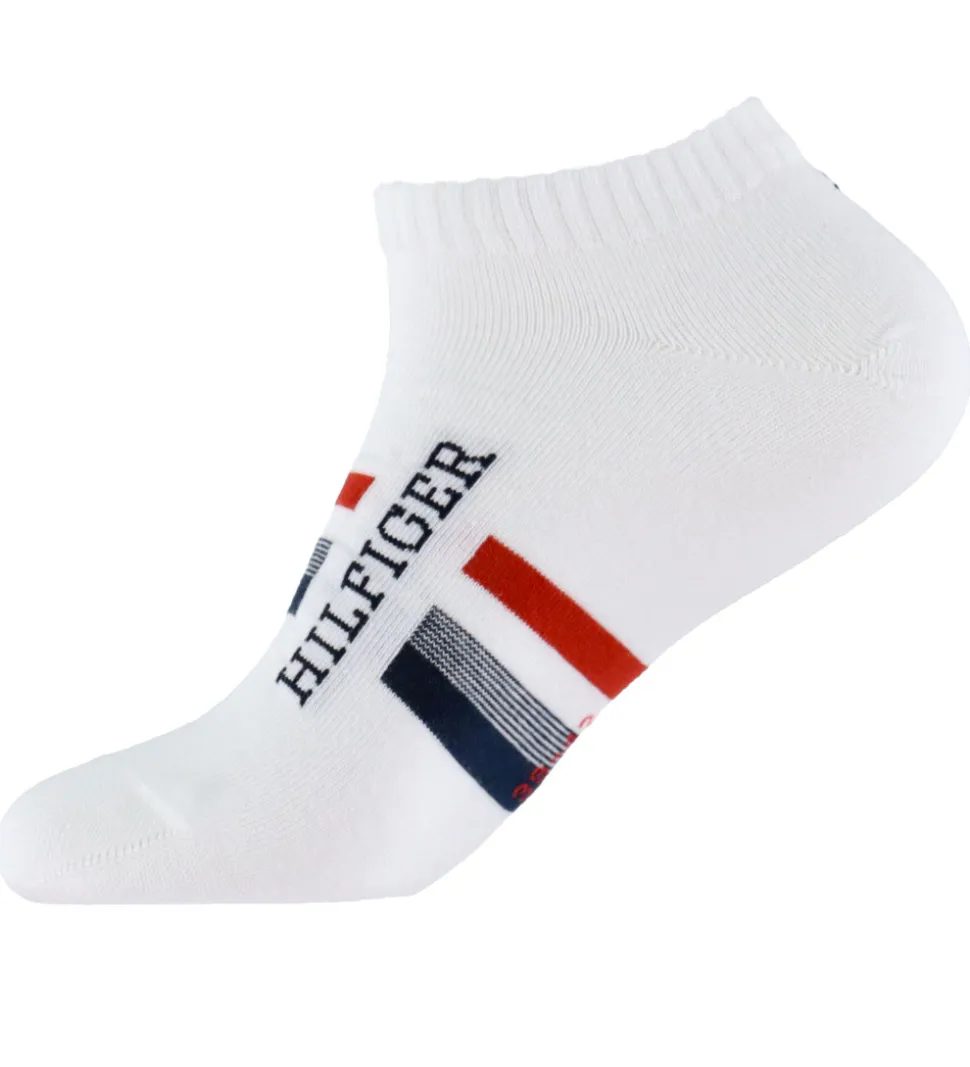 Tommy Hilfiger Ankelstrømper - 2-pak - Hvid