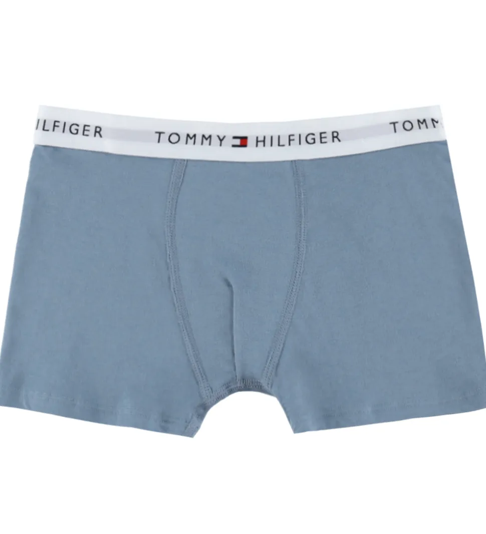 Tommy Hilfiger Boxershorts - 3-pak - Brisk Blue/Utility Sage/Des