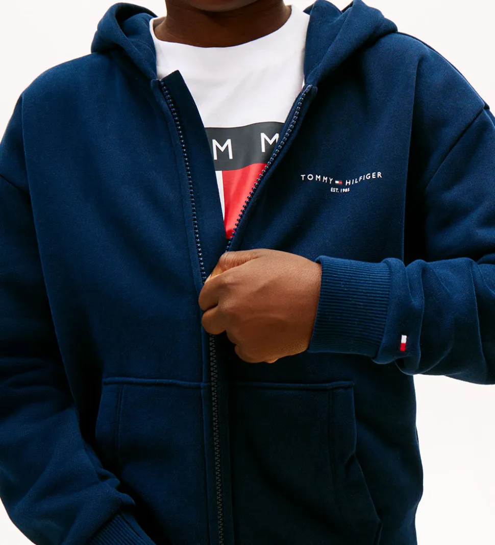 Tommy Hilfiger Cardigan - Mini Corp - Dark Night Navyblue