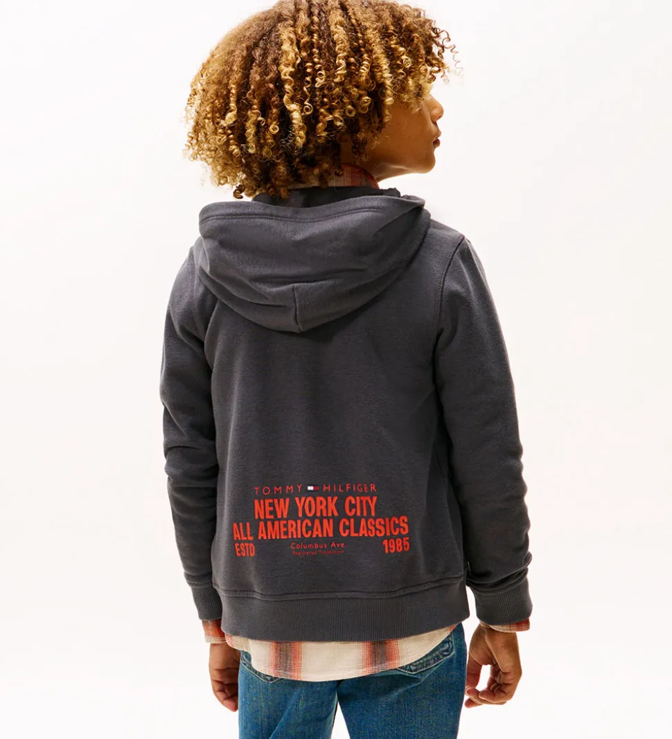 Tommy Hilfiger Cardigan - sweat - Washed Black/Grey