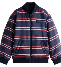 Tommy Hilfiger Dynejakke - Vendbar - Dark Night Navy