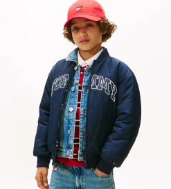 Tommy Hilfiger Dynejakke - Vendbar - Dark Night Navy