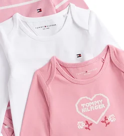 Tommy Hilfiger Gaveæske - Bodyer l/æ - 3-pak - Mystic Pink