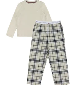 Tommy Hilfiger Nattøj - Newsprint/Tartan Newsprint