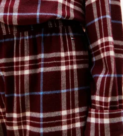 Tommy Hilfiger Nattøj - Straight - Tartan Reiker Burgundyred