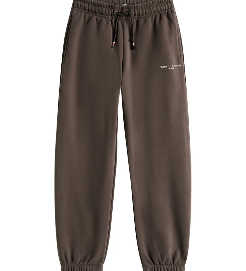 Tommy Hilfiger Sweatpants - Mini Corp - Black Walnutbrown
