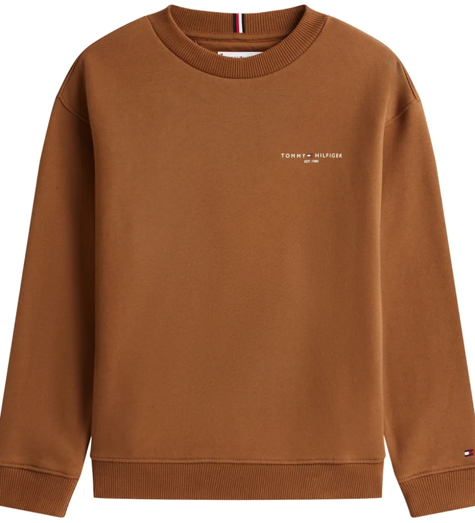 Tommy Hilfiger Sweatshirt - Mini Corp - Pecan Nutbrown