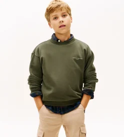 Tommy Hilfiger Sweatshirt - Mini Corp - Pewter Green