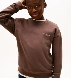 Tommy Hilfiger Sweatshirt - Mini Corp - Black Walnutbrown