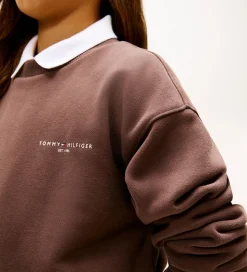 Tommy Hilfiger Sweatshirt - Mini Corp - Black Walnutbrown