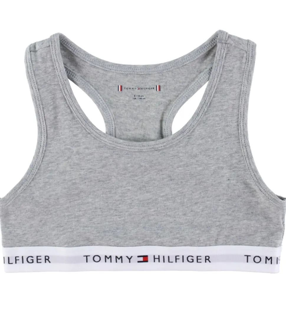 Tommy Hilfiger Toppe - 2-pak - Hvid/Gråmeleret