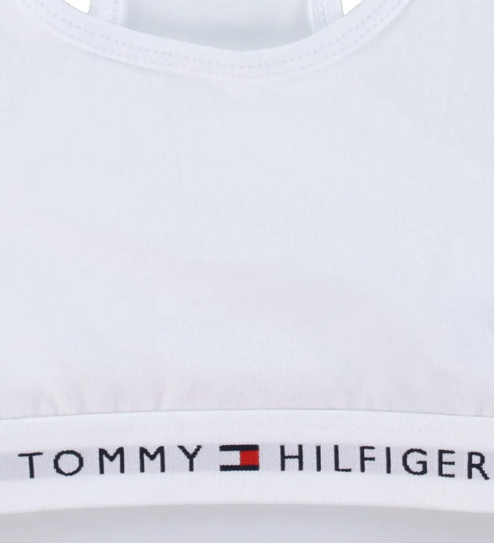 Tommy Hilfiger Toppe - 2-pak - Hvid/Gråmeleret