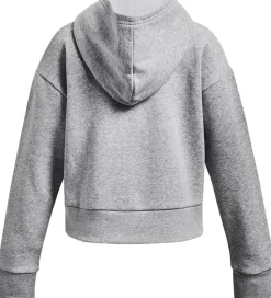 Under Armour Hættetrøje - Cropped - Rival - Pitch Gray