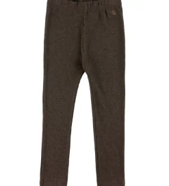 VACVAC Leggings - Carlet - Rib - Dark Brown Melange