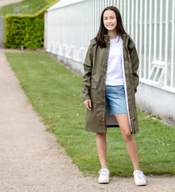 Ver de Terre Regnfrakke - PU - Dark Moss