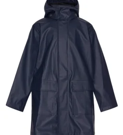 Ver de Terre Regnfrakke - PU - Navy