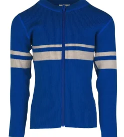 Voksi Cardigan - Uld - Rib - Twilight Blue