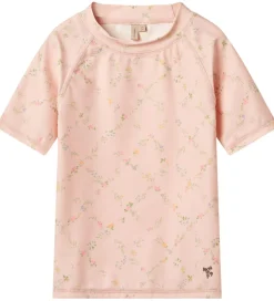 Wheat Badebluse - UV40+ - Jackie - Powder Checked Flowers