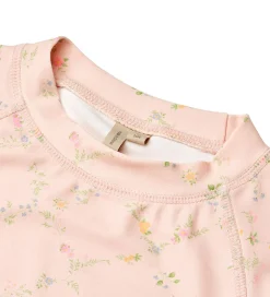 Wheat Badebluse - UV40+ - Jackie - Powder Checked Flowers