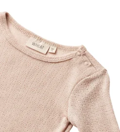 Wheat Body l/æ - Uld/Silke - Liea - Pale Lilac m. Hulmønster