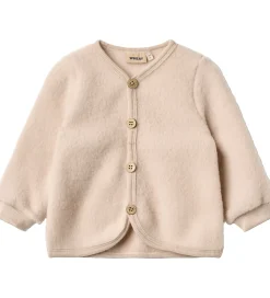 Wheat Cardigan - Uldfleece - Kari - Pale Lilac