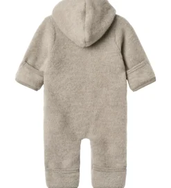 Wheat Heldragt - Uldfleece - Ata - Khaki Melange