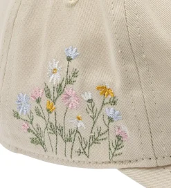 Wheat Kasket - Cecil - Sandshell m. Blomster