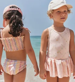 Wheat Kasket - Cecil - Sandshell m. Blomster