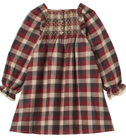 Wheat Kjole - Bella - Red Blue Check