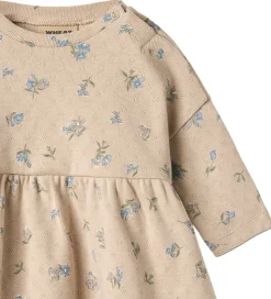 Wheat Kjole - Emmy - Warm Sand Flowers