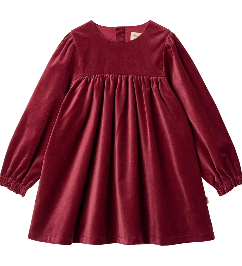 Wheat Kjole - Velour - Elvira - Ruby Red