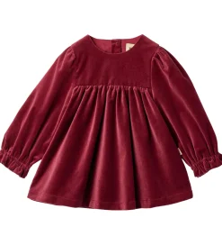 Wheat Kjole - Velour - Elvira - Ruby Red