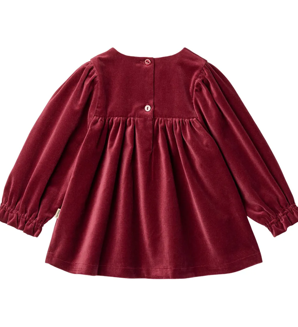 Wheat Kjole - Velour - Elvira - Ruby Red