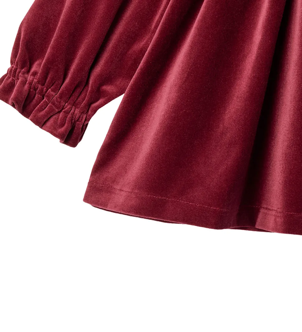 Wheat Kjole - Velour - Elvira - Ruby Red