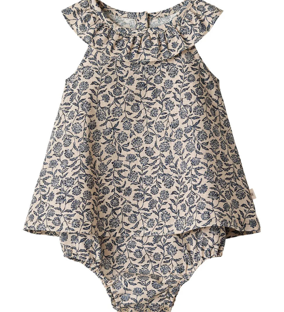 Wheat Kjolebody - Ingeborg - Blue Cornflowers