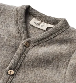 Wheat Køredragt - Uldfleece - Levi - Brown Melange