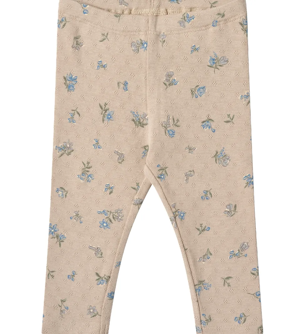 Wheat Leggings - Jules - Warm Sand Flowers