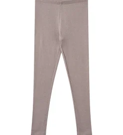 Wheat Leggings - Rib - Bomuld/Modal - Maddy - Dusty Purple