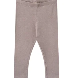 Wheat Leggings - Rib - Bomuld/Modal - Maddy - Dusty Purple