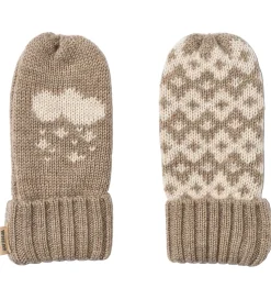 Wheat Luffer - Uld - Jacquard - Towsi - Grey Camel Melange m. Sn