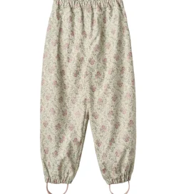 Wheat Regnbukser - PU - Olo - Slightly Green Flowers