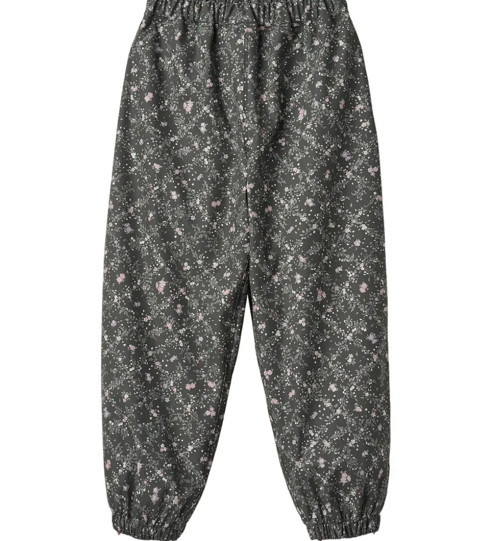 Wheat Regnbukser - PU - Olo - Forest Lake Checked Flowers