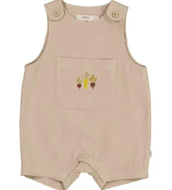 Wheat Sommerdragt - Elif Embroidery - Dark Sand m. Grøntsager