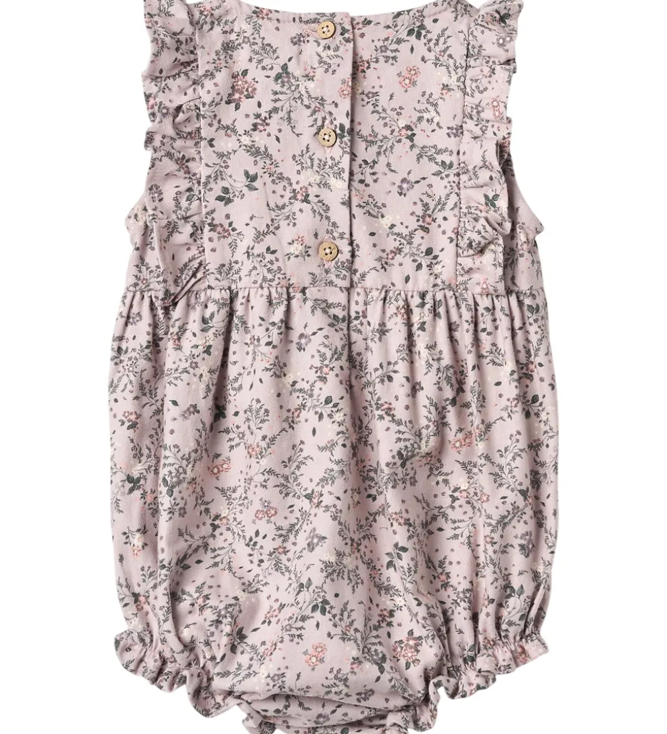 Wheat Sommerdragt - Emmaline - Lilac Checked Flowers